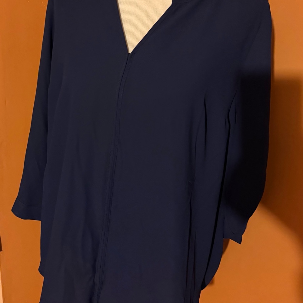 41 Hawthorn Deep Blue Blouse - Picture 2 of 4